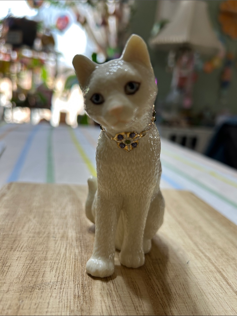 Vintage Lenox Classic Cat Collection “First Kiss” Cat Figurine Retired 1980’s - Picture 1 of 12